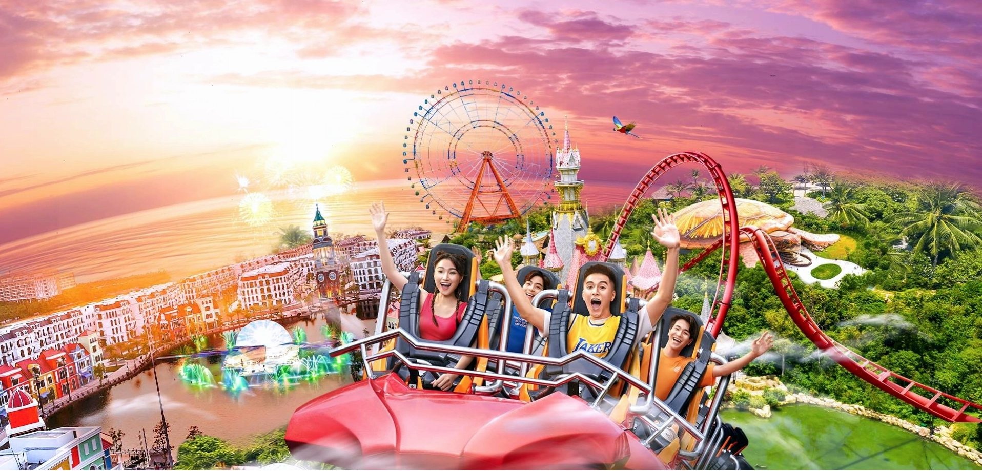 Trẻ em vui chơi tại khu vui chơi trong nhà ở Phú Quốc