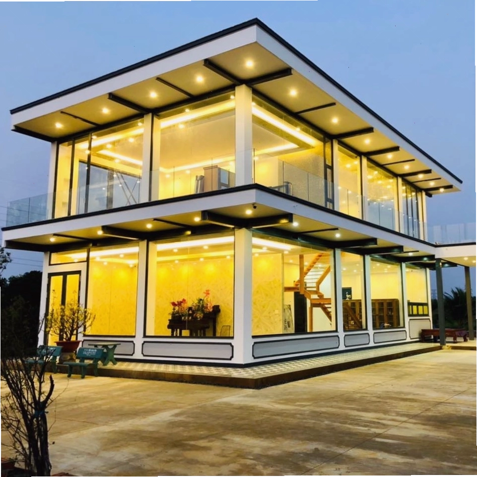 Tre Homestay Long An với không gian xanh mát và kiến trúc độc đáo
