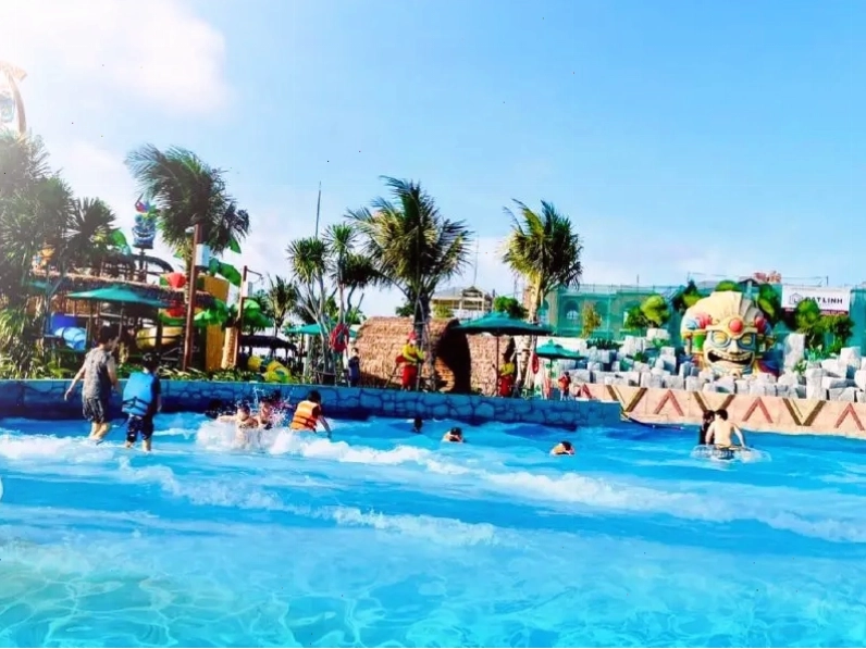 Trò chơi dưới nước hấp dẫn tại Tropicana Park