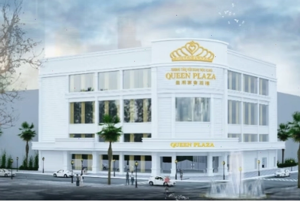 Trung tâm Hội nghị - Tiệc cưới Queen Plaza Trần Hưng Đạo với kiến trúc châu Âu