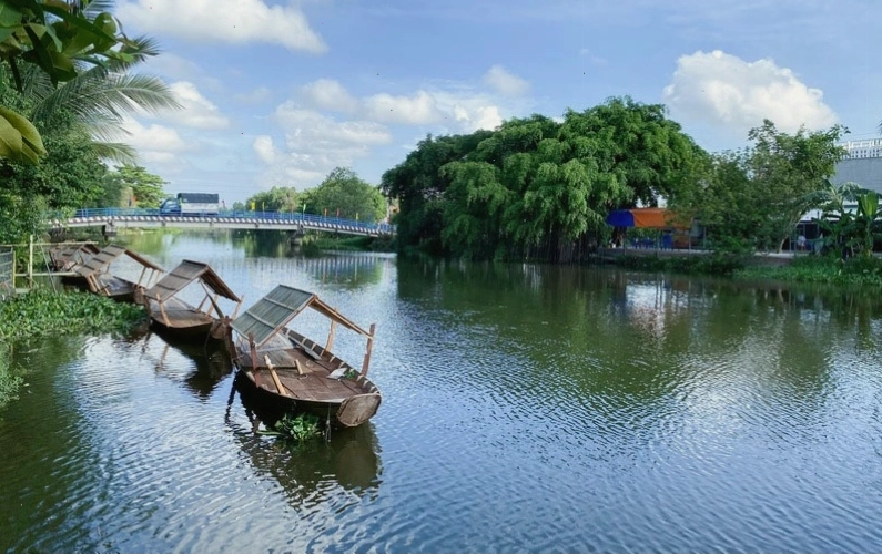 Tượng Phật nhập Niết bàn tại Chùa Hội Khánh Bình Dương
