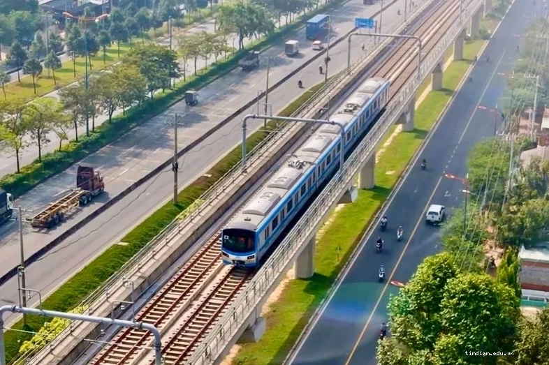 Tuyến Metro Bến Thành - Suối Tiên kết nối giao thông thuận tiện