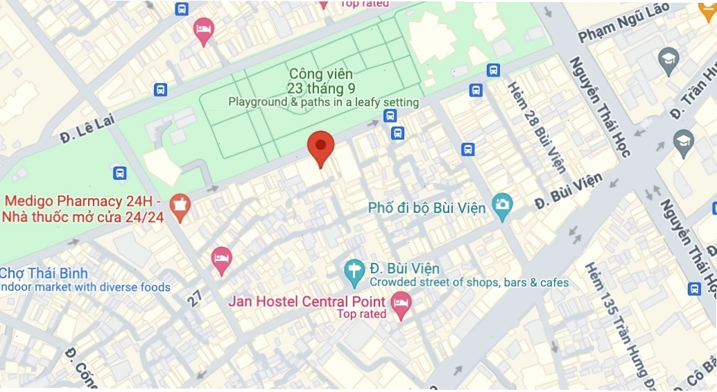 Văn phòng nhà xe Hạnh Cafe Hà Phương Limousine tại Sài Gòn