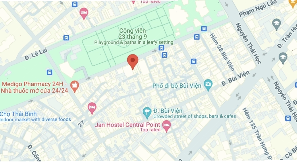 Văn phòng nhà xe Hạnh Cafe - Hà Phương Limousine tại Sài Gòn