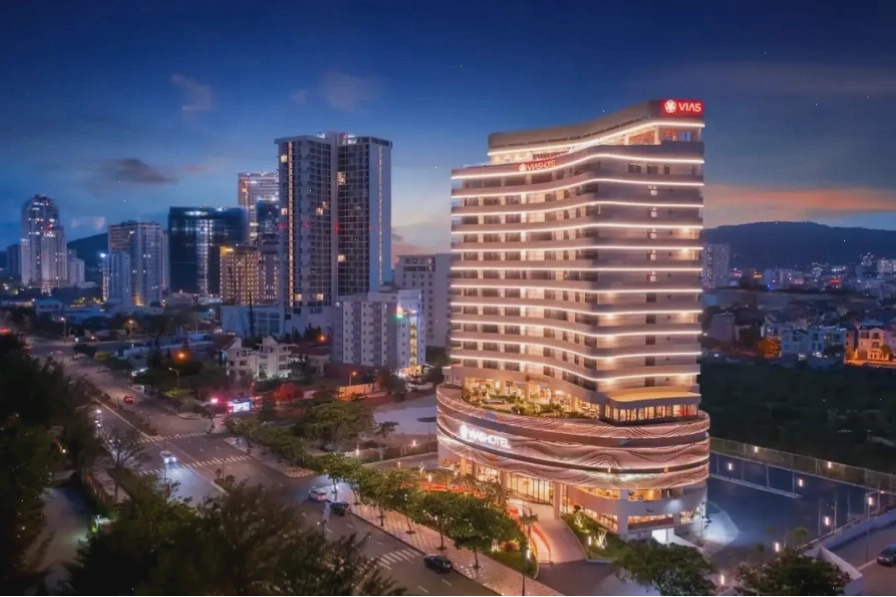 Vẻ đẹp của Vias Hotel Vung Tau nổi bật gần khu vực Đồi Cừu Suối Nghệ