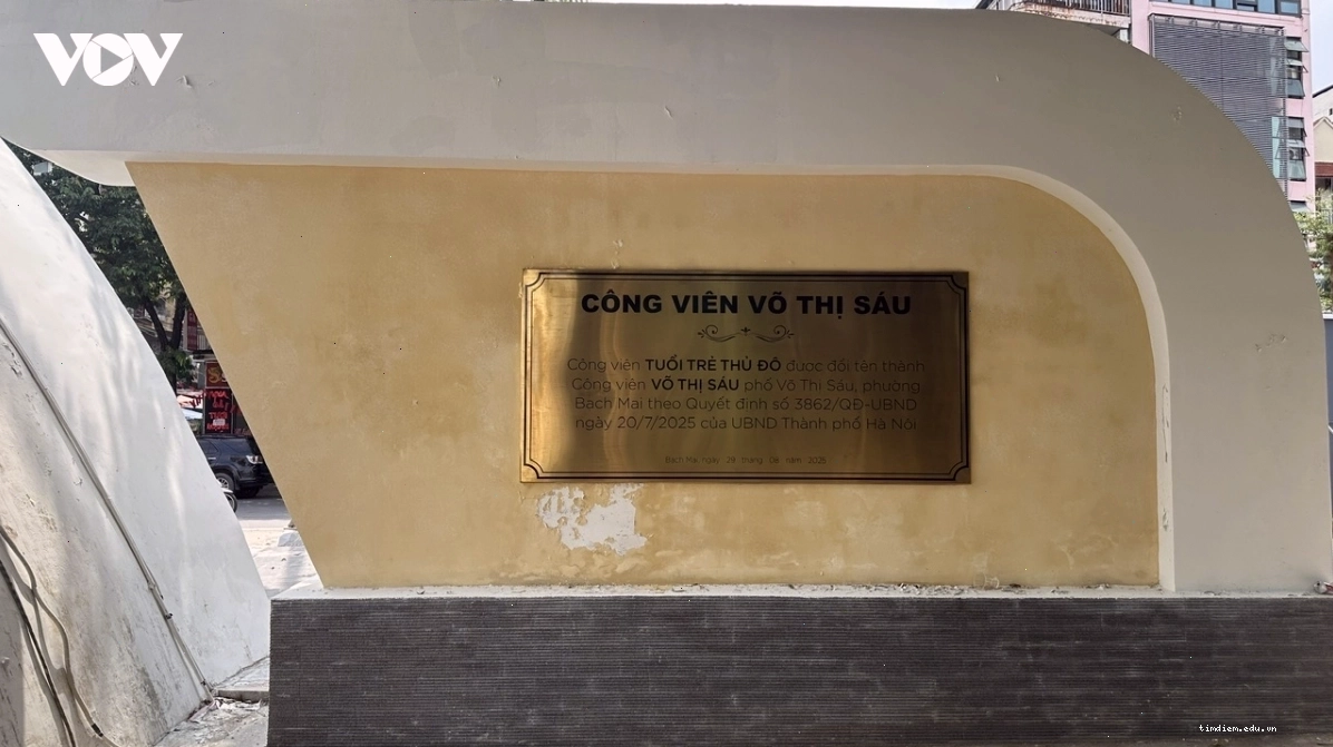 Vẻ đẹp tổng thể của Công viên Võ Thị Sáu