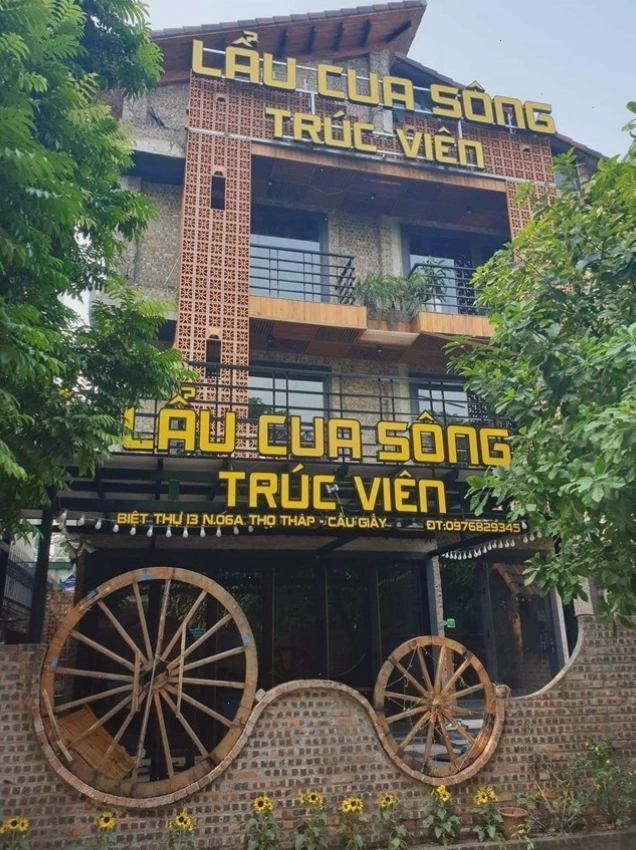 Vị trí của Nhà hàng Trúc Viên tại Hà Nội