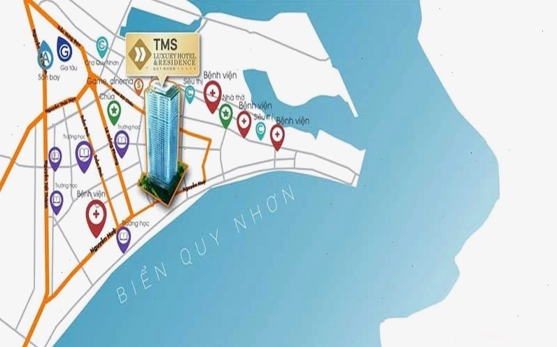 Vị trí đắc địa của dự án TMS Luxury Hotel Quy Nhơn