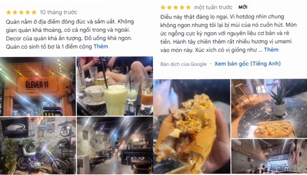 Vị trí trung tâm và không gian thoáng đãng của quán cafe Bà Triệu