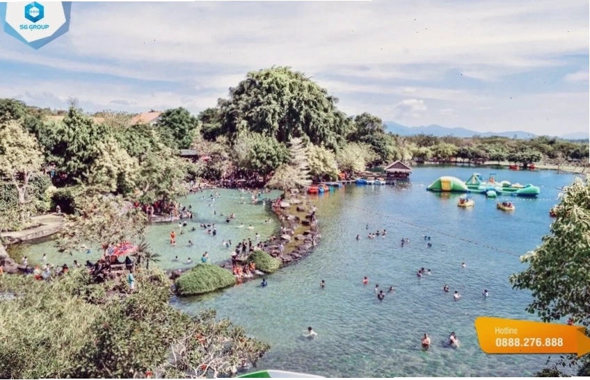 Vị trí Waterland Thạch Lâm dưới chân núi Hòn Bà hùng vĩ