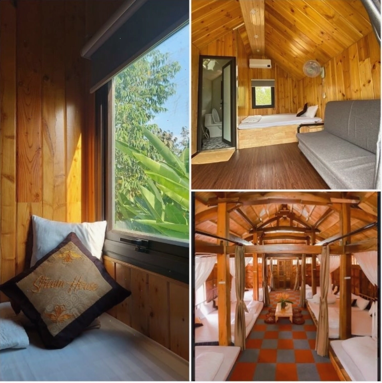 View hồ Đồng Đò từ phòng ngủ homestay