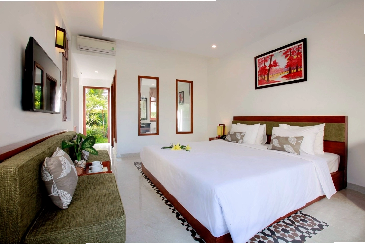 View hoàng hôn tuyệt đẹp nhìn từ Green Boutique Villa