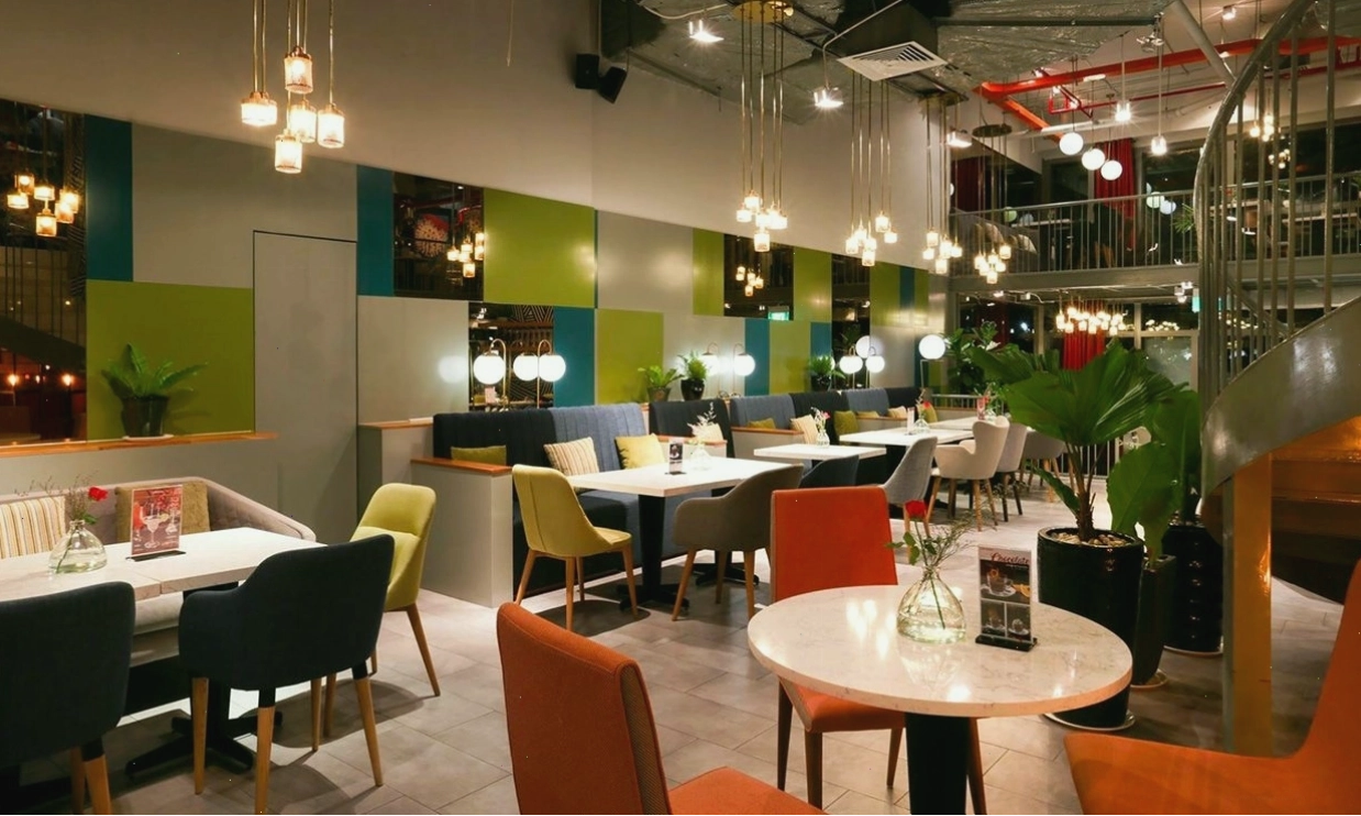 View nhìn từ Terrace Cafe