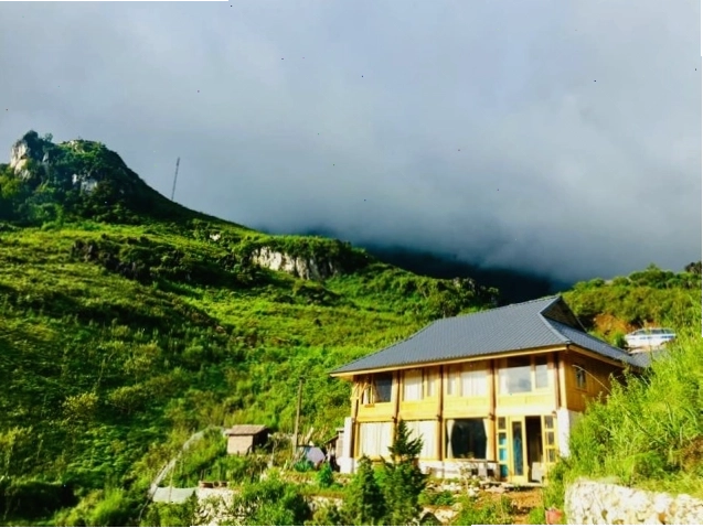 View thung lũng từ Rock Garden Sapa Homestay