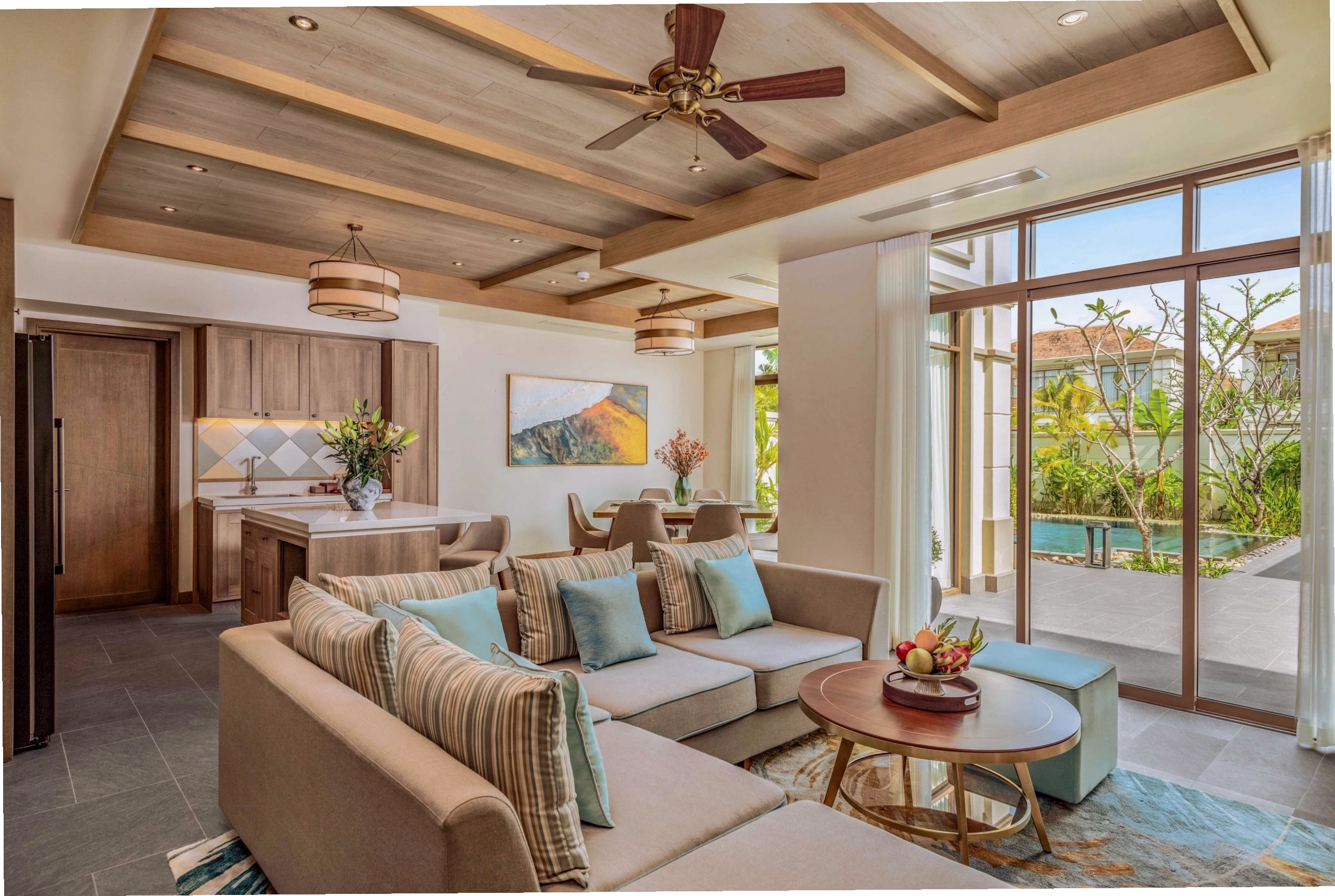 Villa 2 phòng ngủ phù hợp cho gia đình