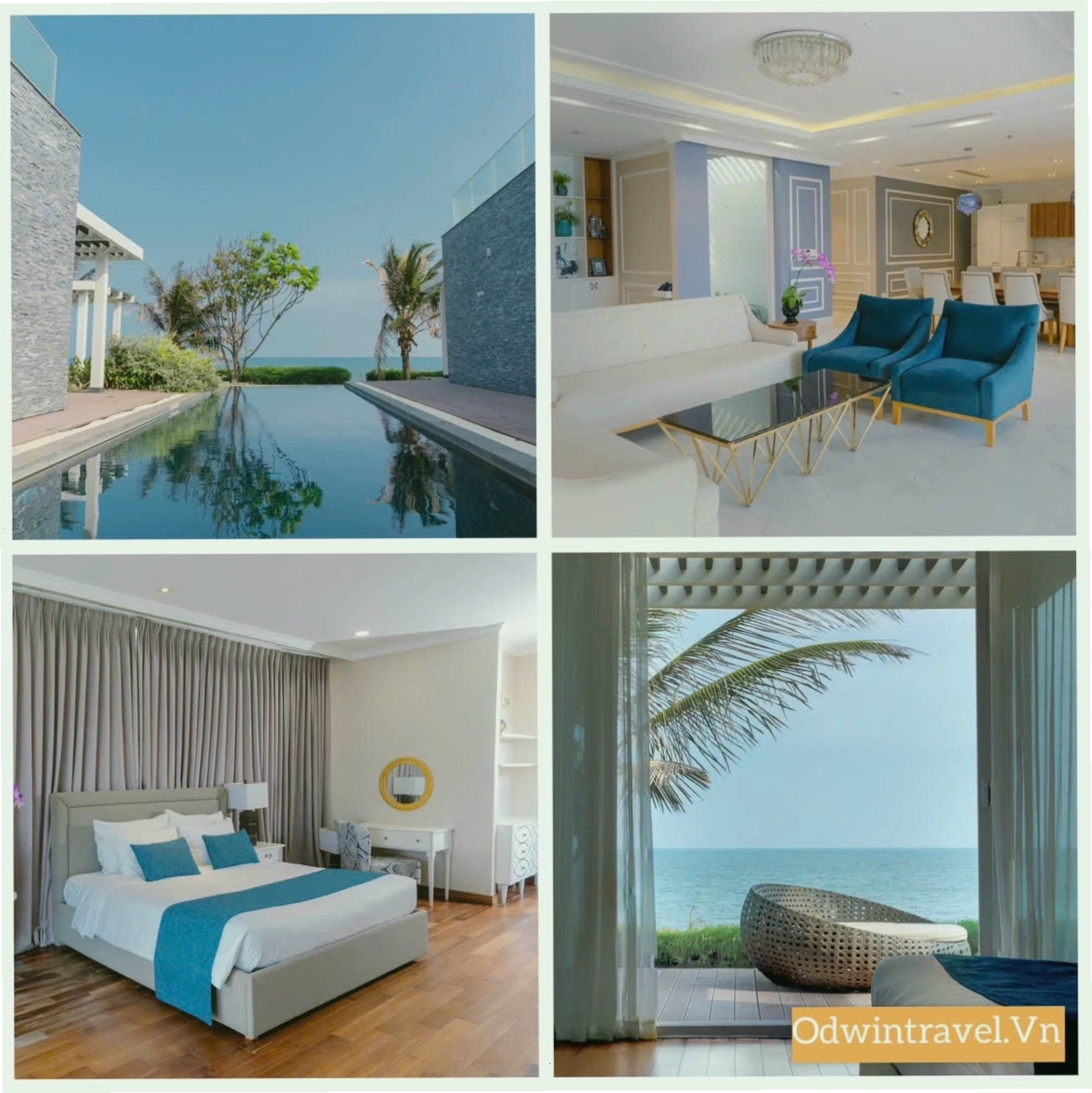 Villa Long Hải 6 phòng ngủ sát biển, không gian rộng rãi cho đoàn đông người