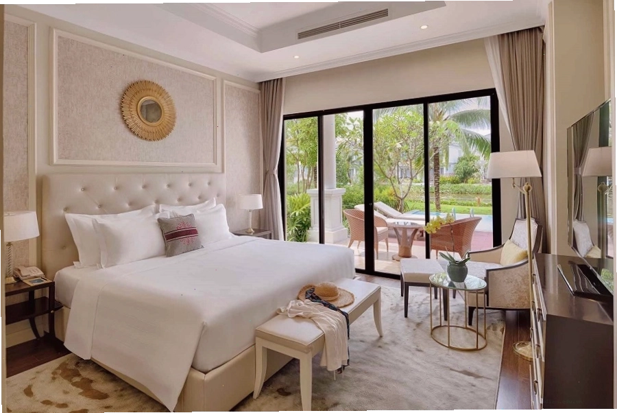 Villa Vinpearl Phú Quốc 2 phòng ngủ hướng sân vườn và hồ bơi riêng