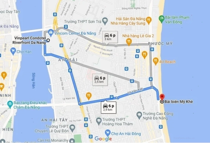 Vinpearl Condotel Riverfront Đà Nẵng - Khách sạn 5 sao Đà Nẵng gần biển Mỹ Khê