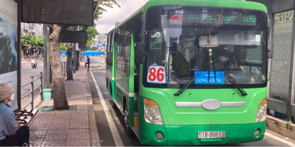 Xe buýt 86 có điểm dừng gần Công viên 23/9