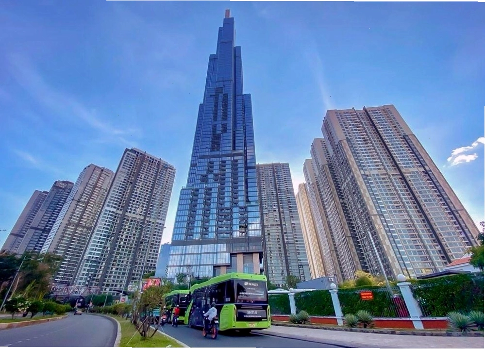Xe buýt VinBus di chuyển đến các công viên Bình Thạnh