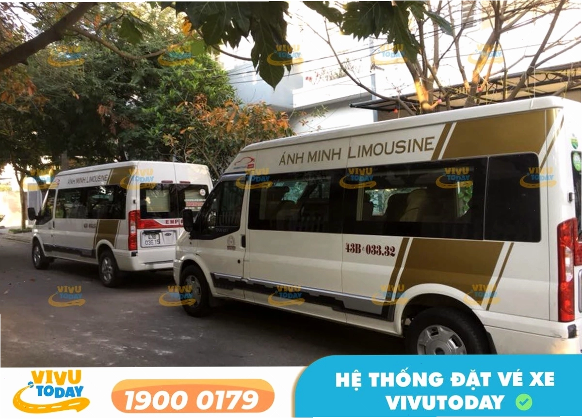 Xe limousine Ánh Minh phục vụ tuyến Đà Nẵng đi Núi Thành