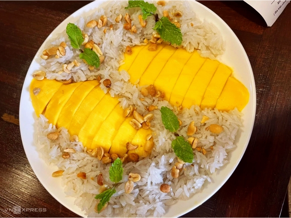 Xôi xoài Thái Lan ngọt ngào