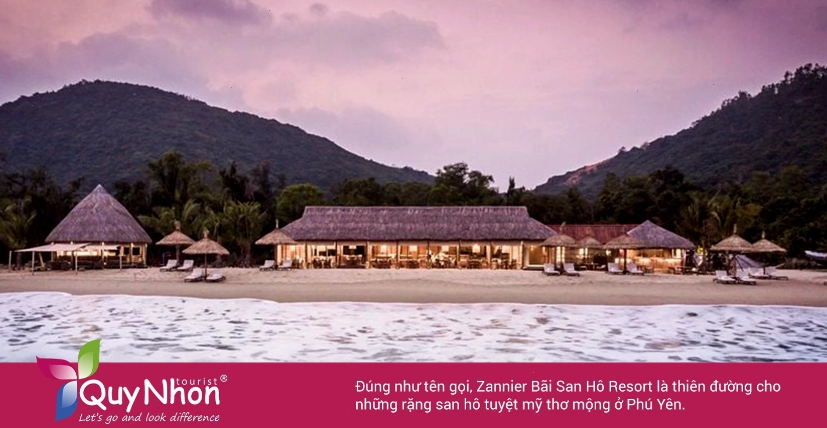 Zannier Bãi San Hô Resort nhìn ra biển xanh biếc